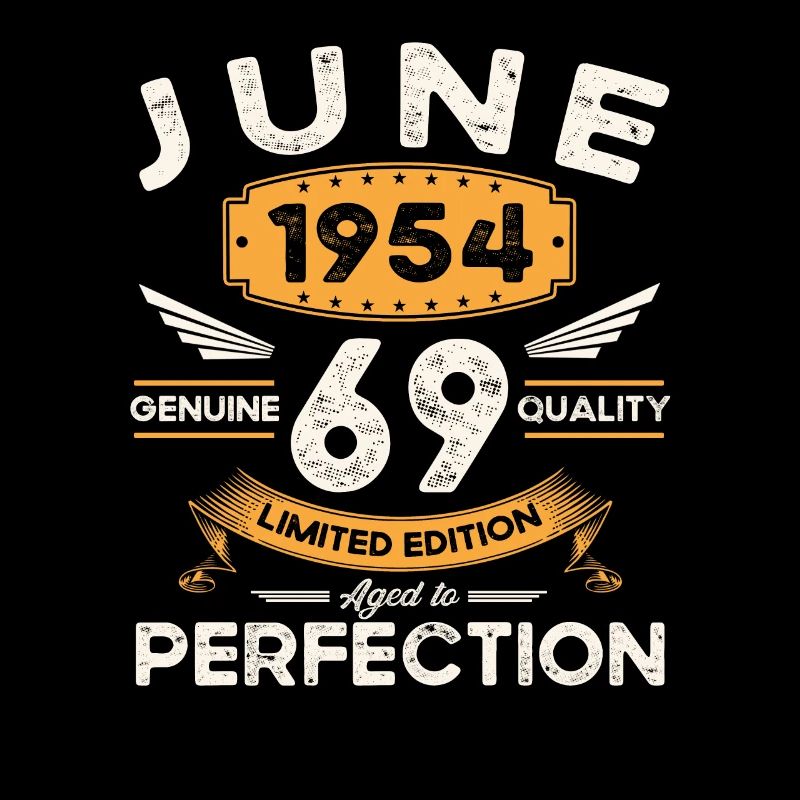 69th Birthday Man June Born 1954 Legendary