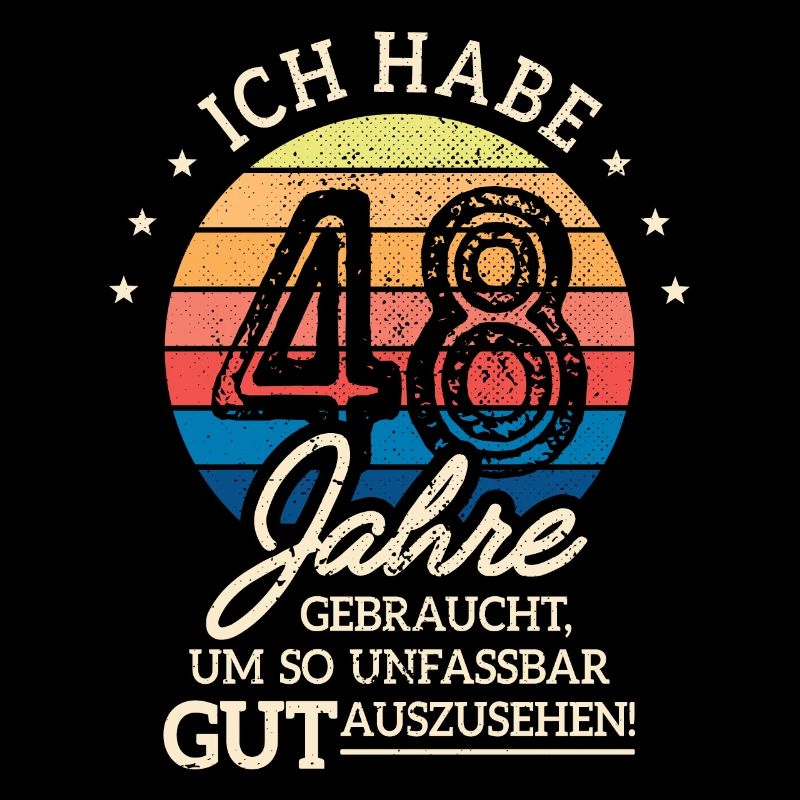 48. Geburtstag Geschenk Habe 48 Jahre Gebraucht