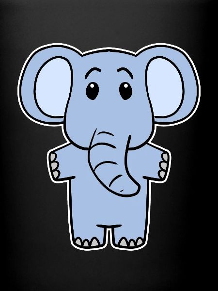 Mignon petit éléphant