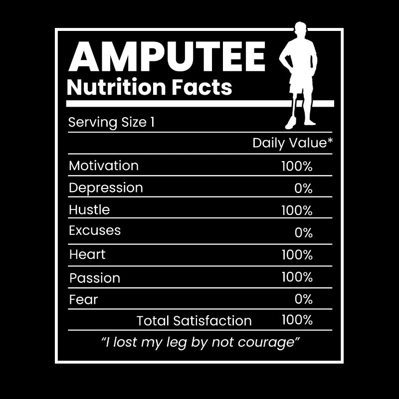 Amputated Leg Prosthesis Gift