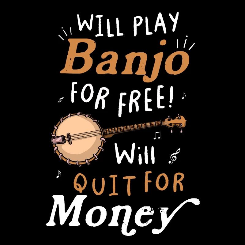 Banjo Shirts For Men Bluegrass Appalachia Folk