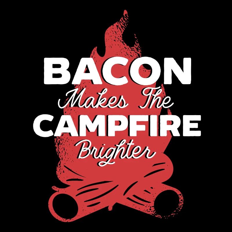 Camping et bacon Meat Camp Camper J’aime le bacon