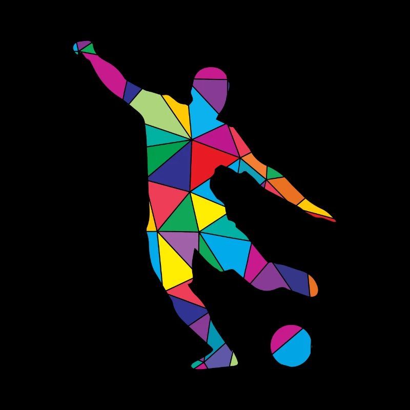 Low Poly Gardien de but Polygon Soccer
