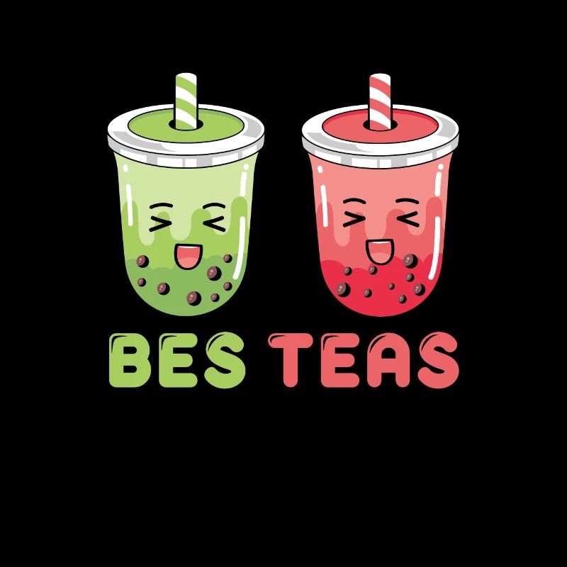 Boba Bubble Tea Cup dans le style Anime