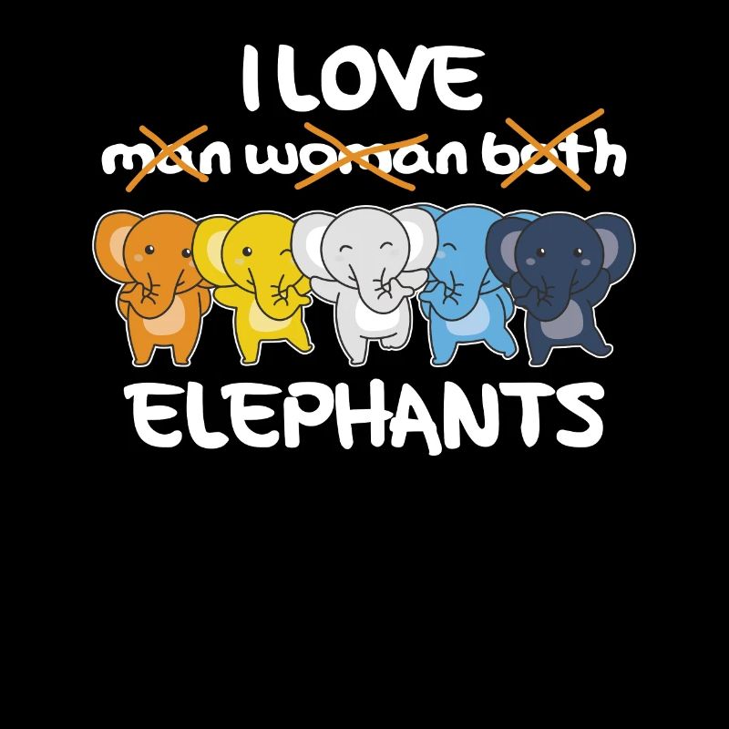 Aroace Flag Pride LGBTQ Mignon éléphant