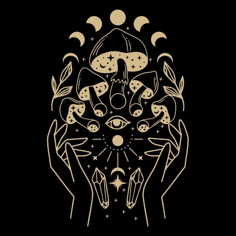 Boho Mushrooms Cottage Core Esthétique Goblincore