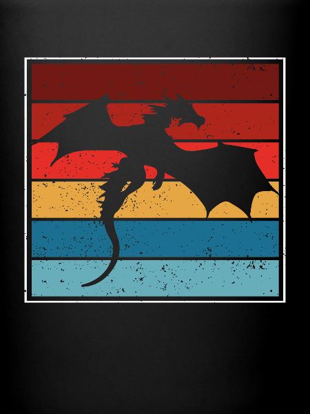 Silhouette de dragon
