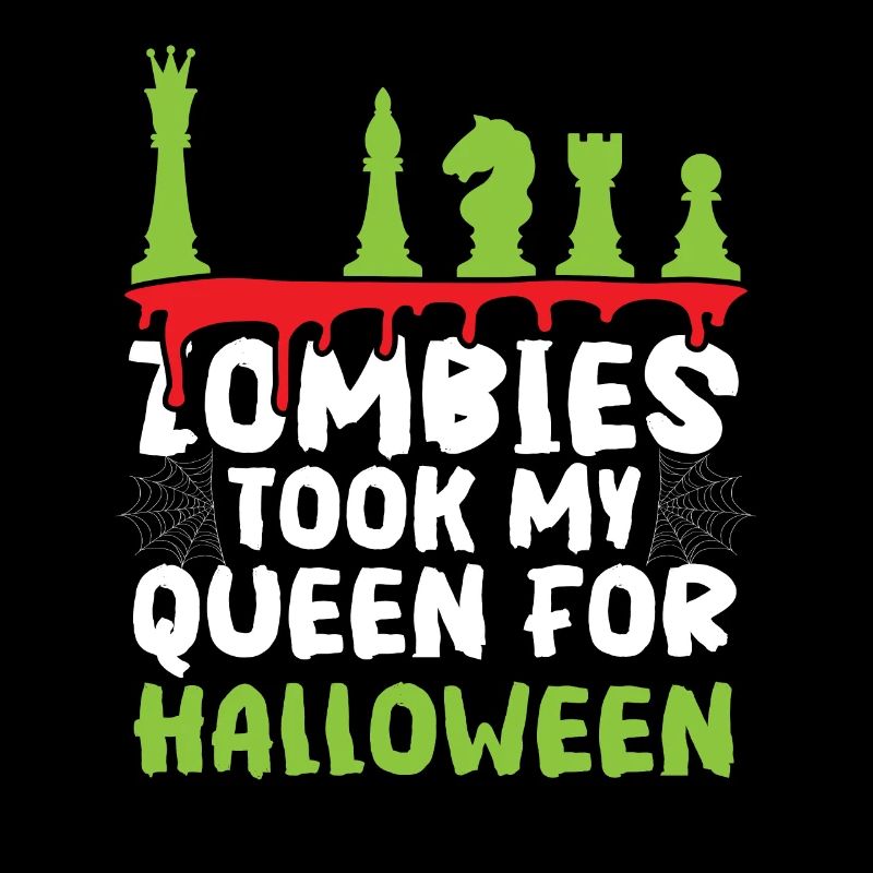 Schach Halloween Süßes oder Saures Schachbrettspiel