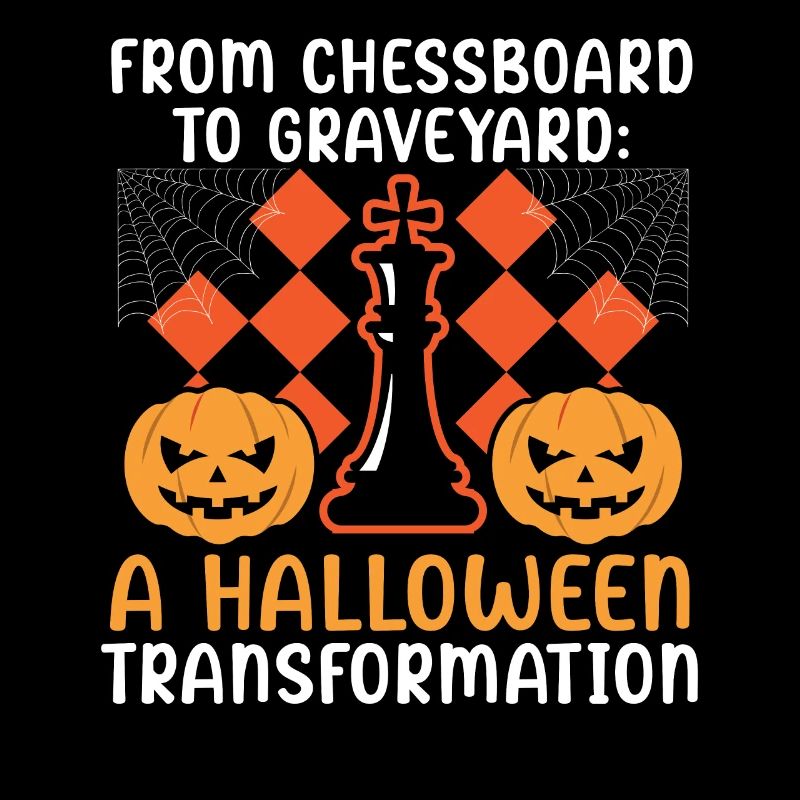 Schach Halloween Süßes oder Saures Schachbrettspiel