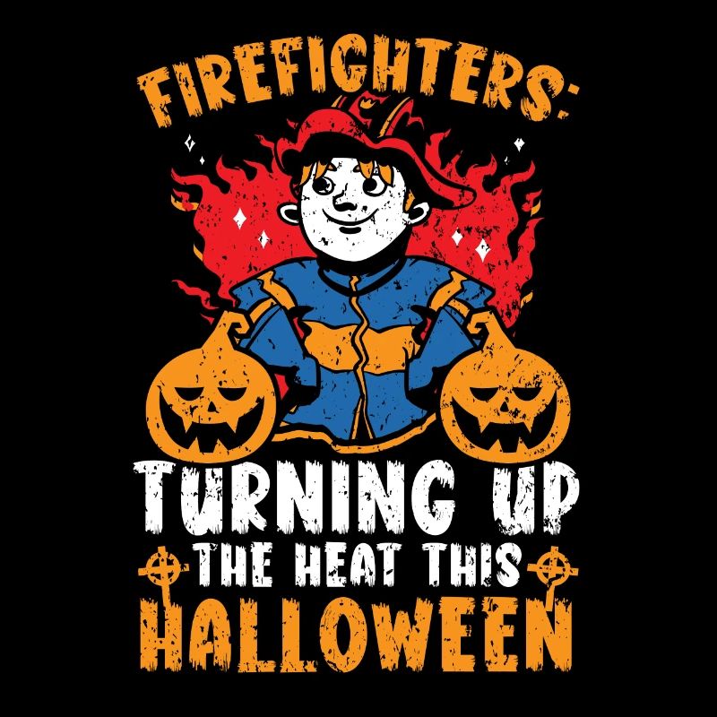 Feuerwehrmann Halloween Süßes oder Saures Feuerwehrmann