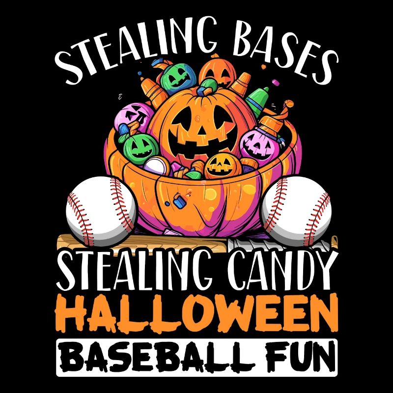 Baseball Halloween Süßes oder Saures Baseballspieler