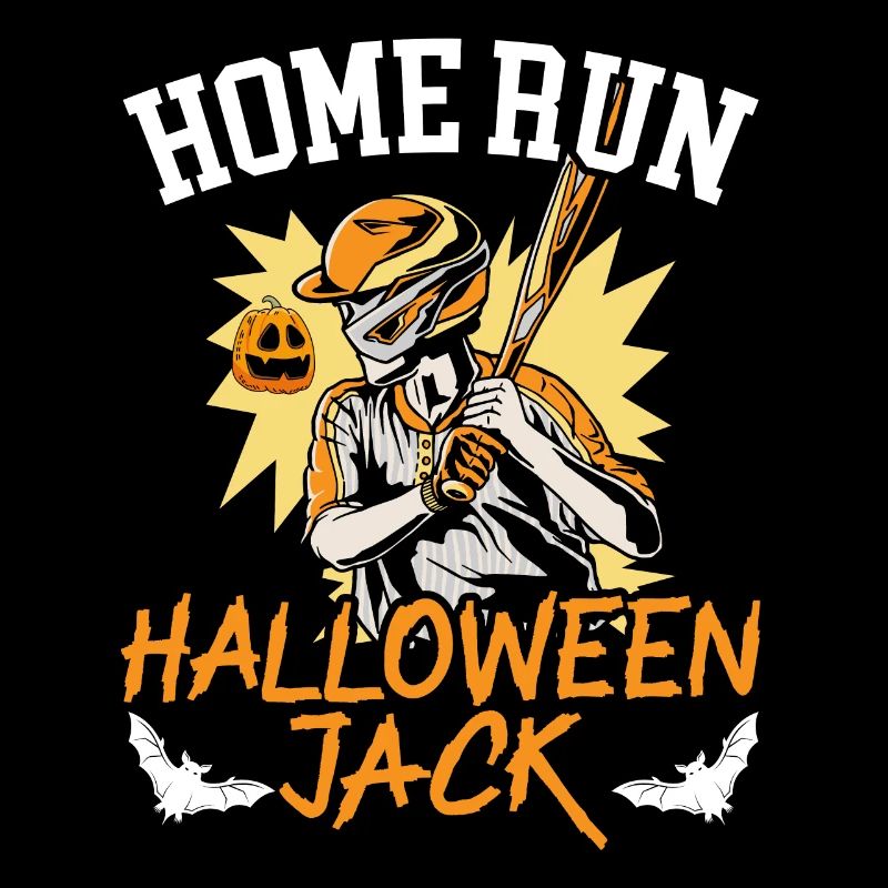 Baseball Halloween Süßes oder Saures Baseballspieler