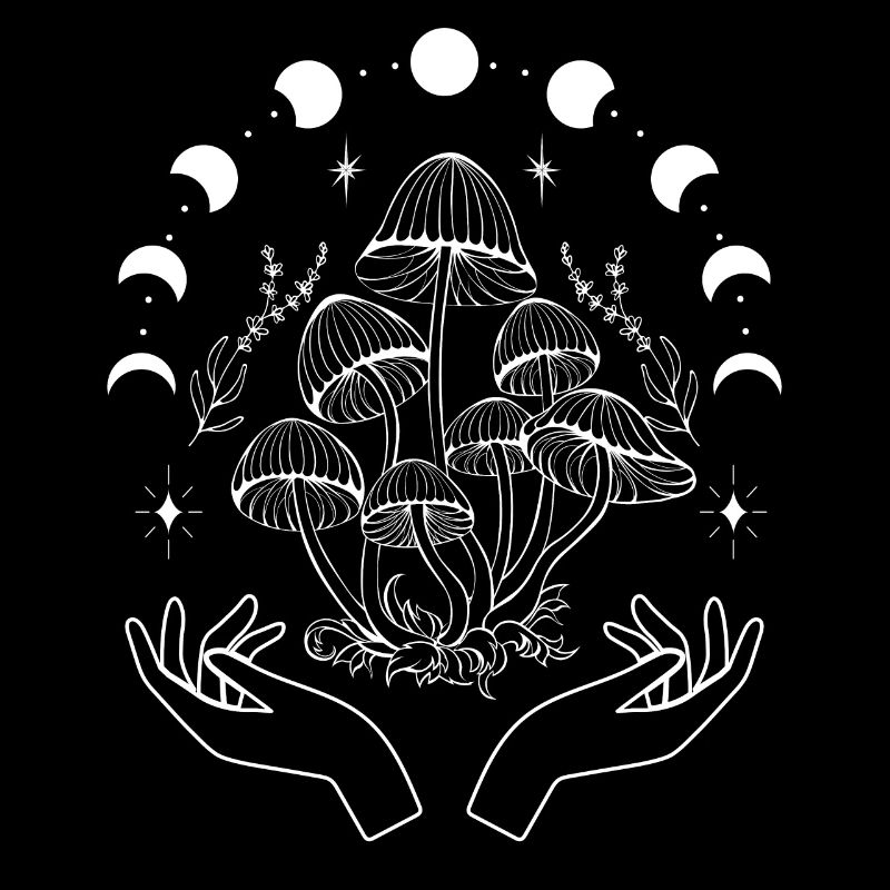 Boho Mushrooms Cottage Core Esthétique Goblincore