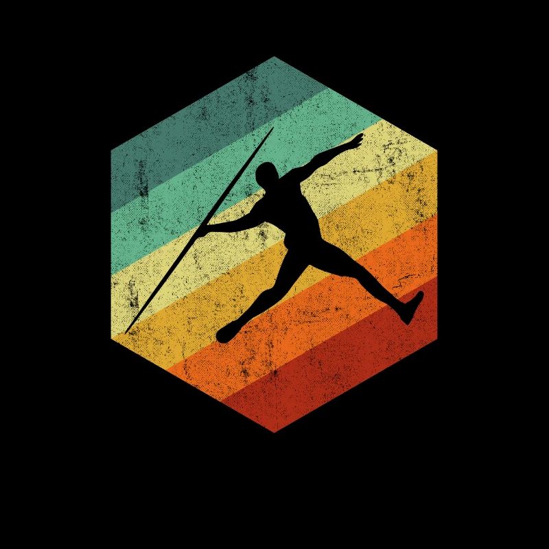 Javelin throwing vintage
