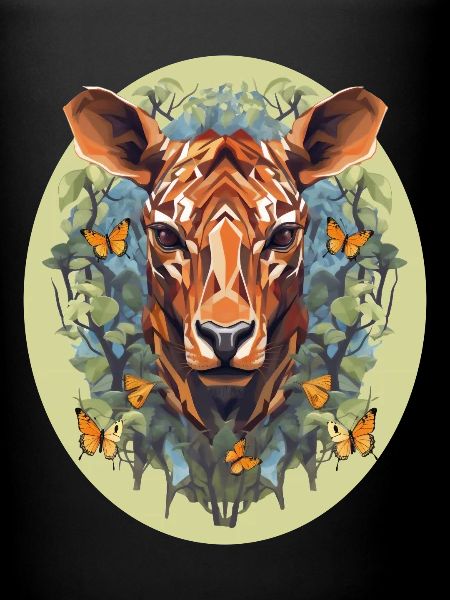 Polygone Art Deer Boho