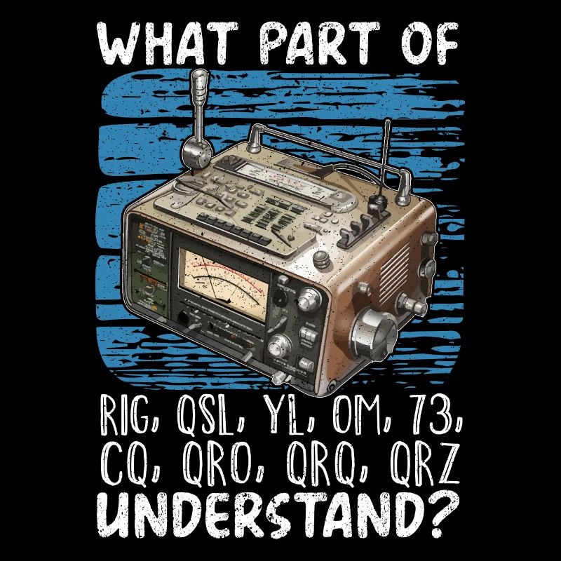 Ham Radio Operator Morse Code Radioactivity