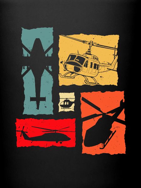 Hélicoptère rétro