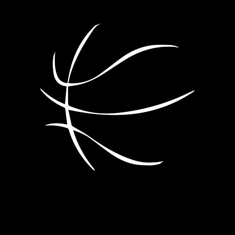 Dessin de silhouette de basket-ball