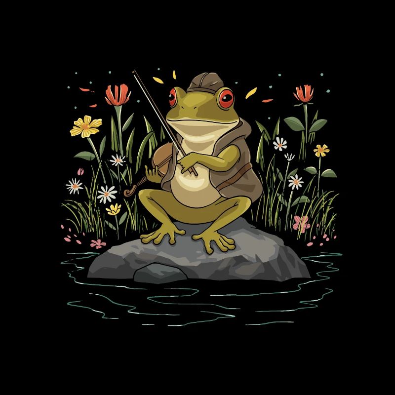 Frog Lover Cottagecore Esthétique
