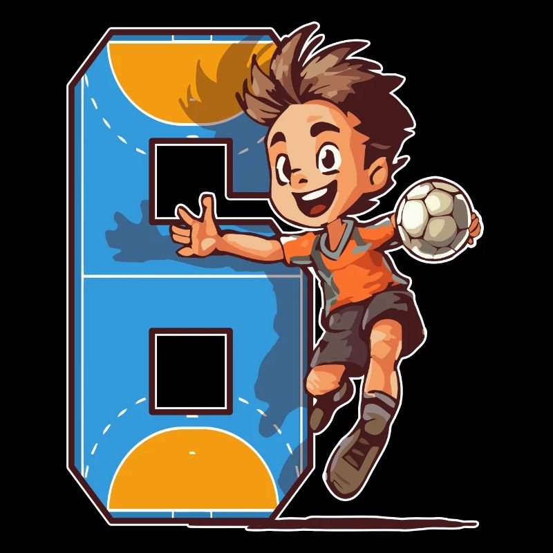 Handball Anniversaire - 6 ans Garçon - 6.