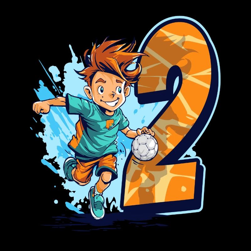 Handball Anniversaire - 2 ans Garçon - 2.