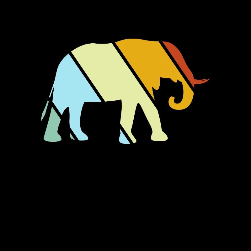 Éléphant Rétro