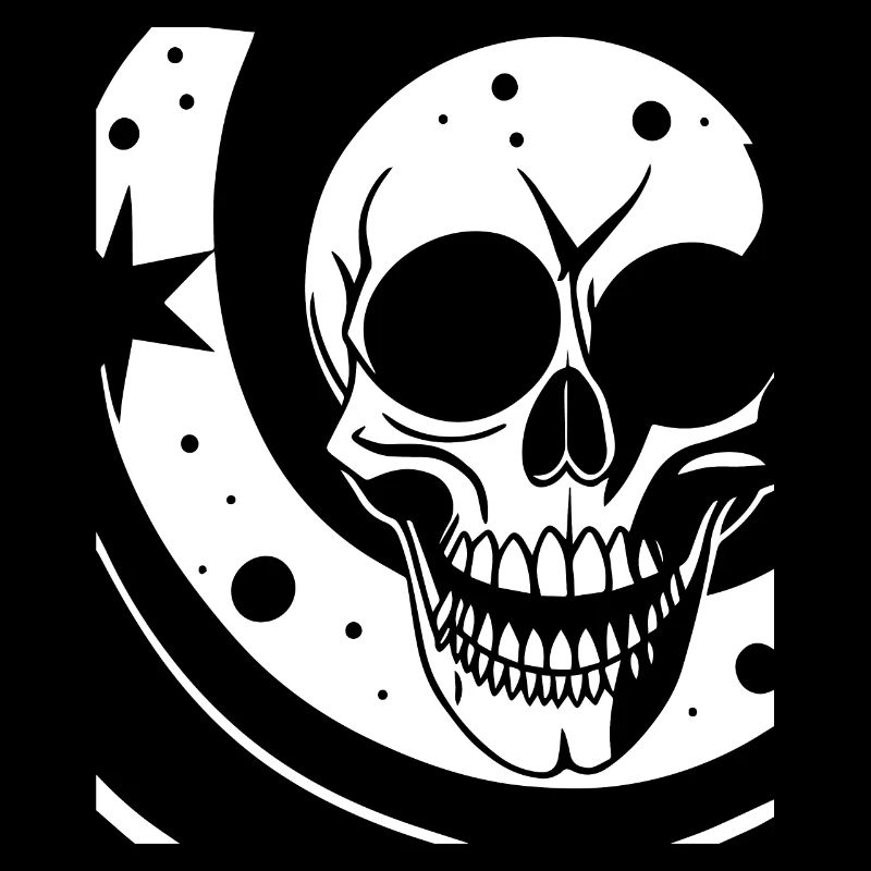 Horror Schädel Schädel Kunst Schädel Gothic Heavy Metal