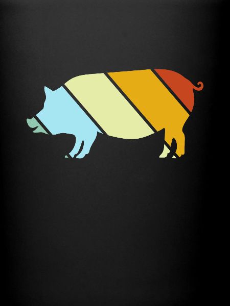 Schwein Retro