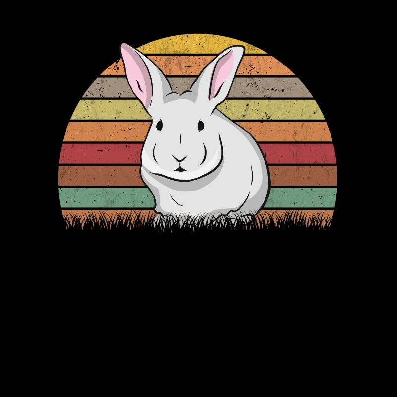 Rabbit Retro Bunny Vintage Bunny