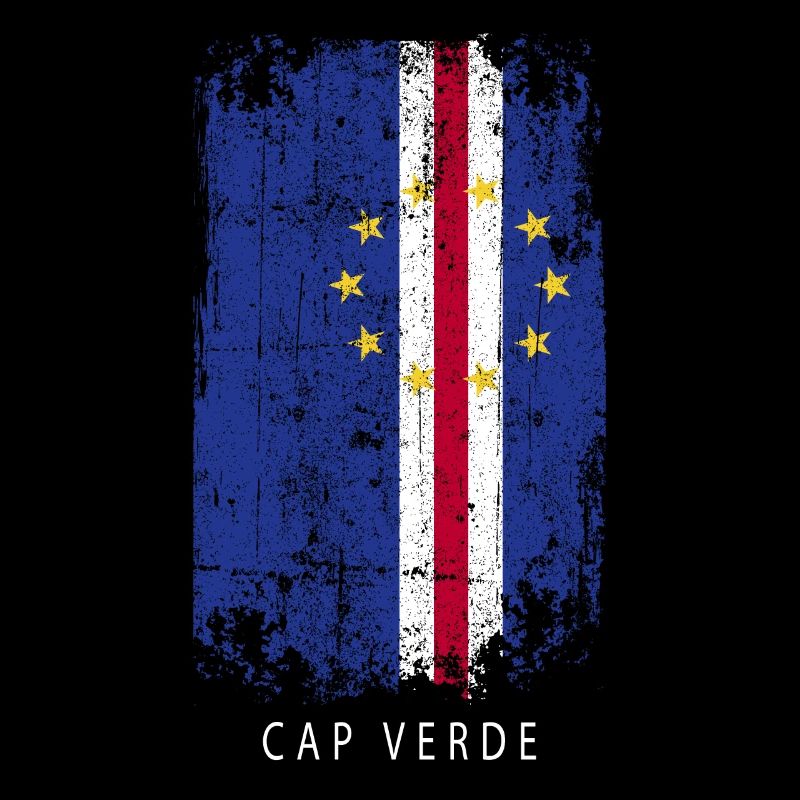 Souvenir avec le drapeau du pays du Cap-Vert
