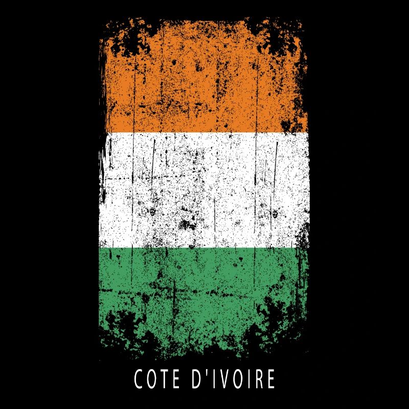 Souvenir avec le drapeau de la Côte d’Ivoire