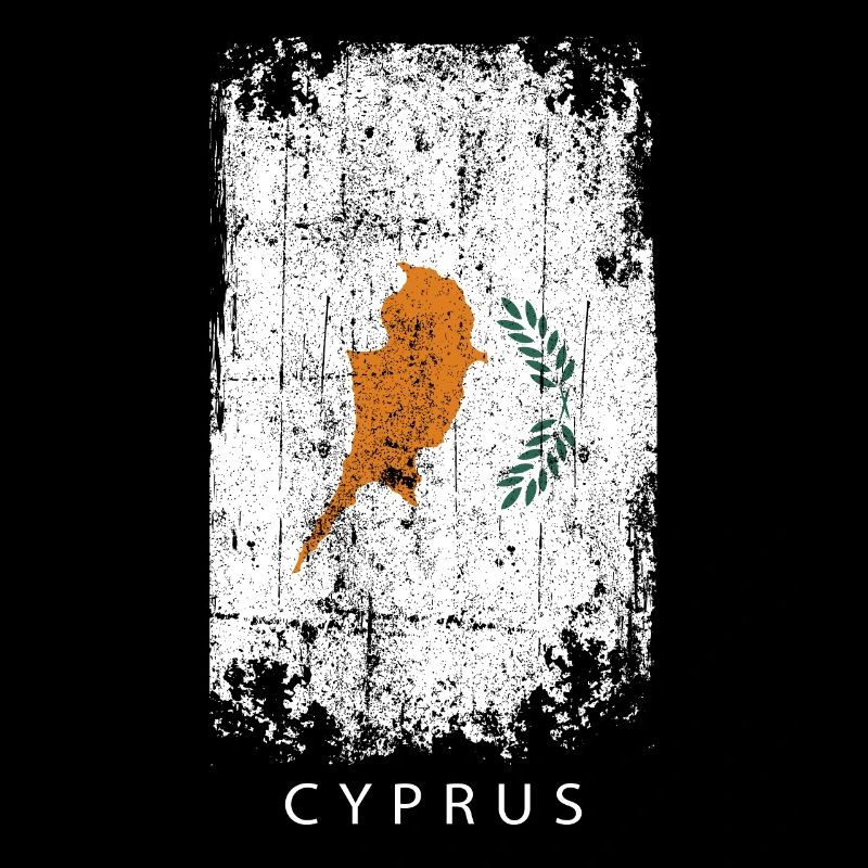 Souvenir avec le drapeau du pays de Chypre