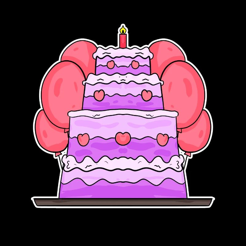 Gâteau Joyeux anniversaire