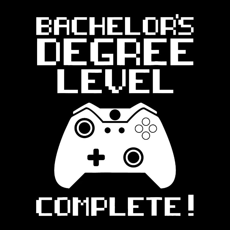 College-Abschluss - Bachelor-Abschluss Gamer