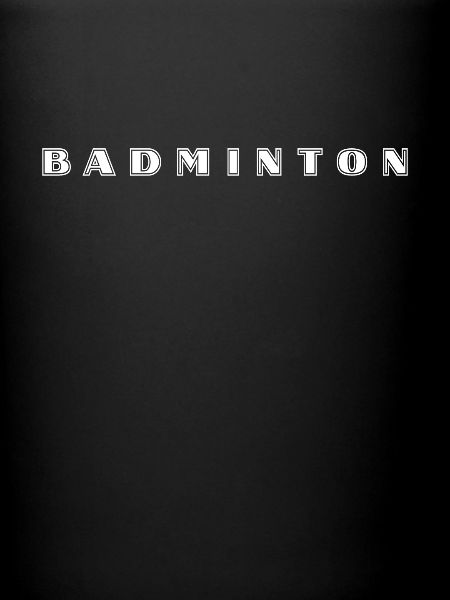 Lettrage de badminton