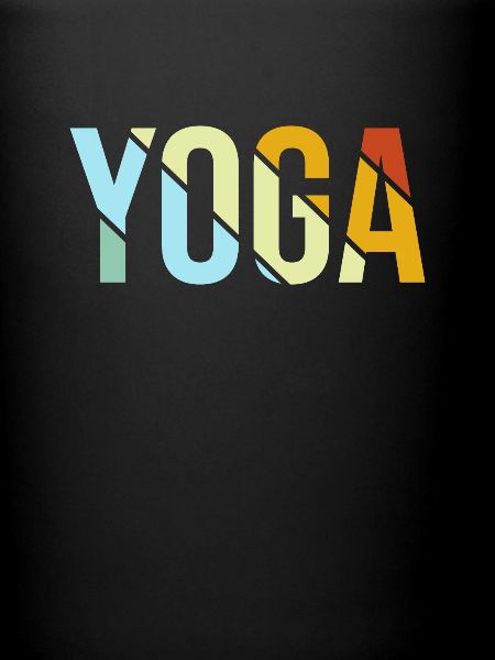 Lettrage Yoga Rétro