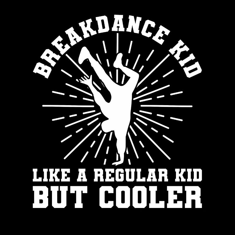 Breakdance-Kind wie ein normales Kind, aber cooler