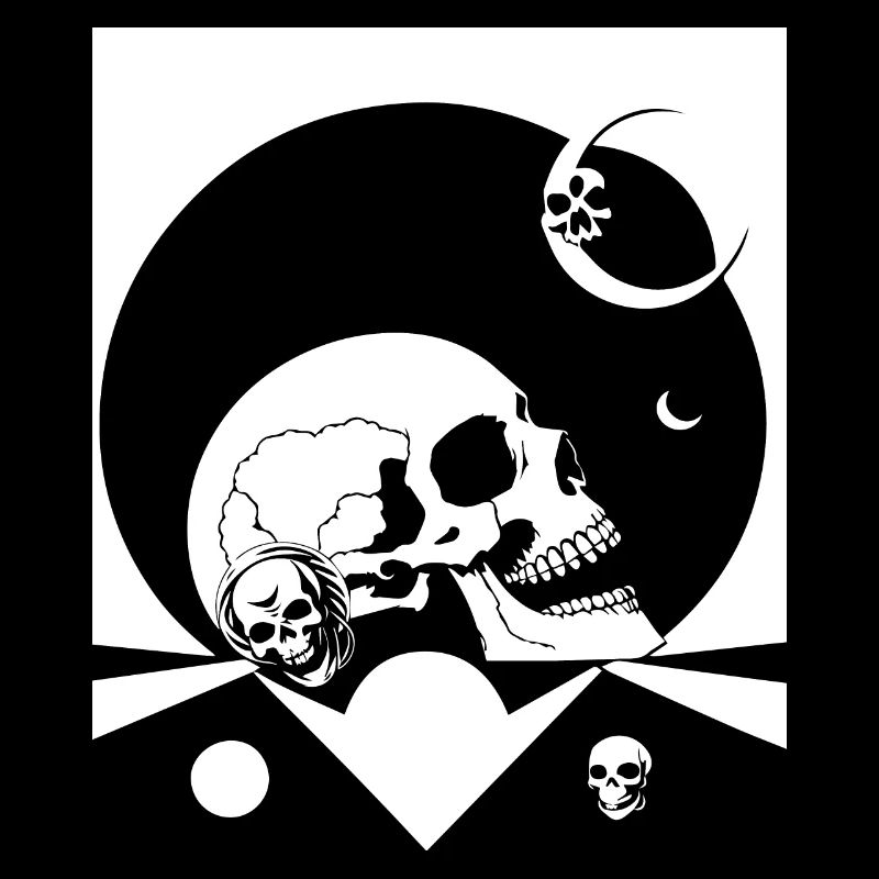 Horror Skull Skull Art Skull Gothic Heavy Metal