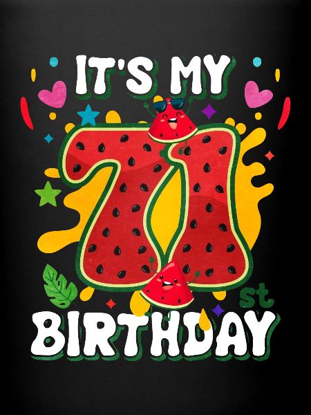71st Birthday Watermelon