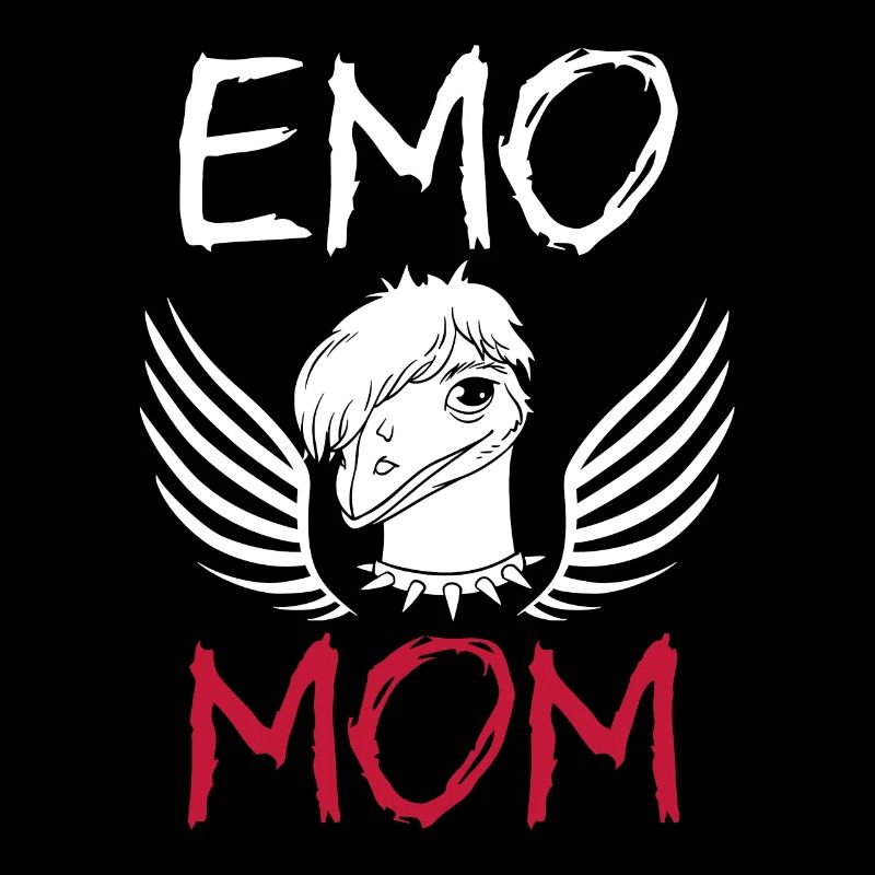 Emo Girl Emu Bird Emocore Punk Ästhetik Goth