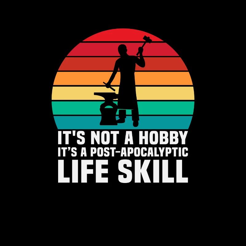 Blacksmith Funny Forge Hammer Workwear Blacksmith