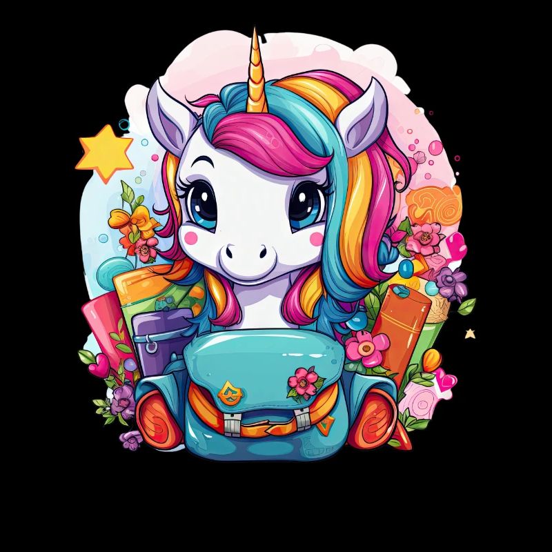 Einhorn Schulkind Einschulung Mädchen Geschenk