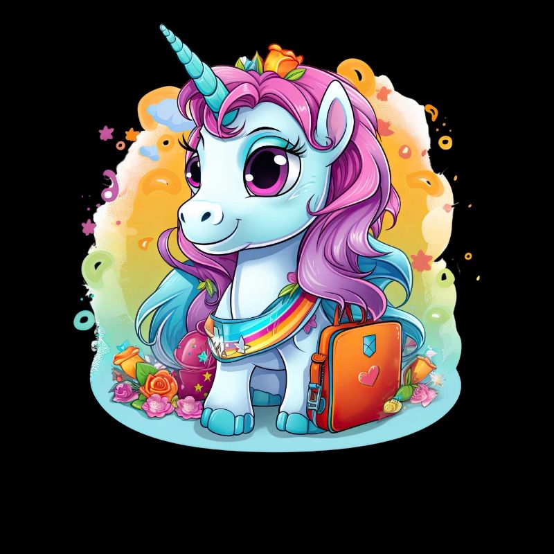 Einhorn Schulkind Einschulung Mädchen Geschenk