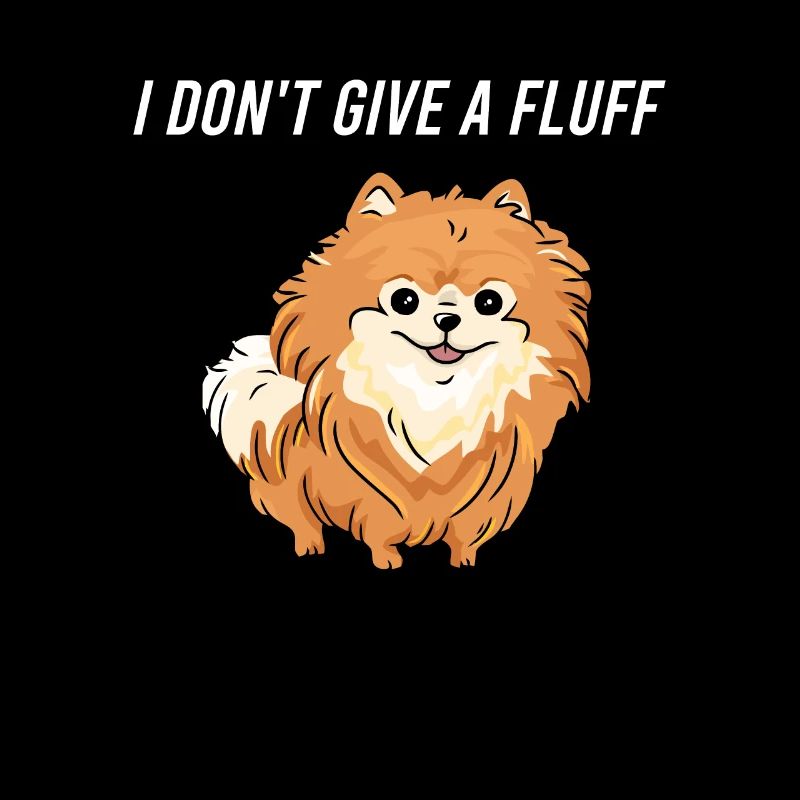 Spitz miniature Je ne donne pas un peluchage