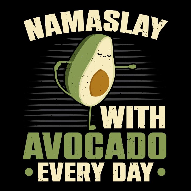 Avocat Yoga Master Avocat Fruit Médité Guac