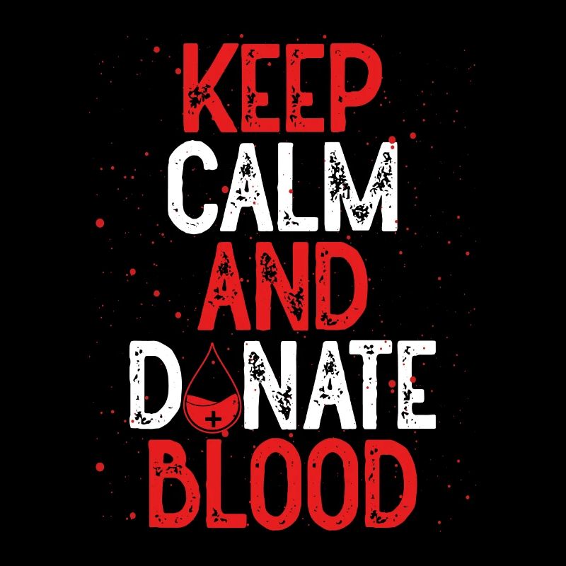 Ruhe Bewahren Und Blut Spenden