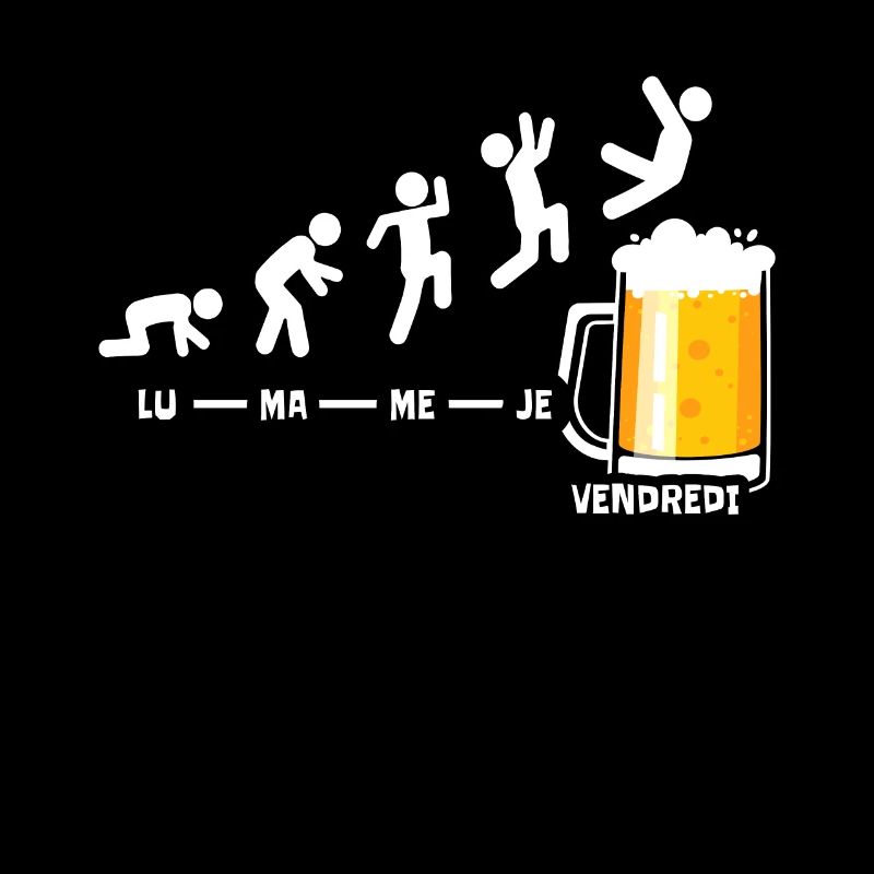 Bière Semaine Vendredi Week-end Fin De La Biere