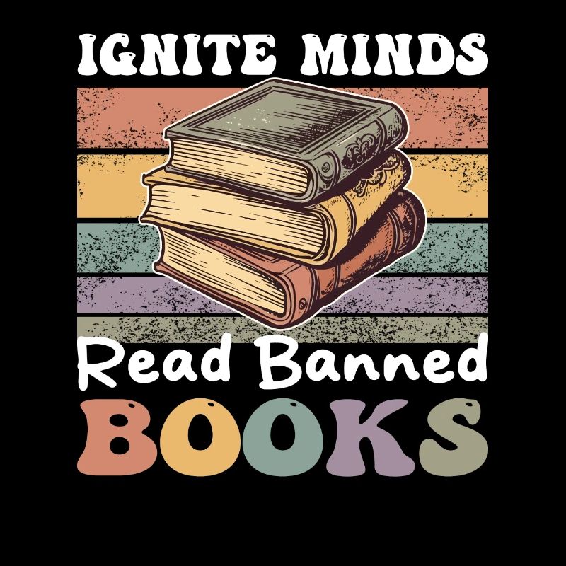 Minds read banned book Buchliebhaber Design