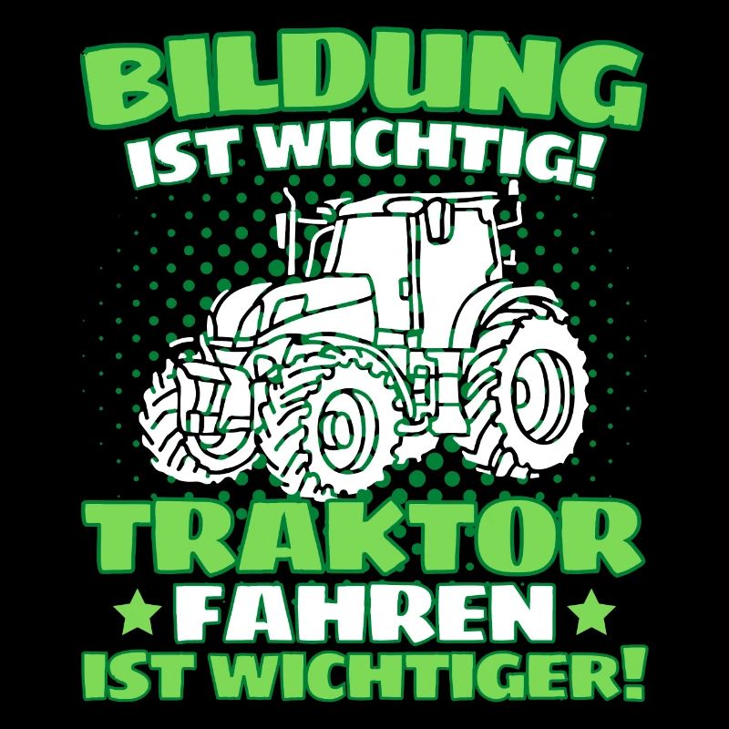 Funny tractor saying farmer or farmer