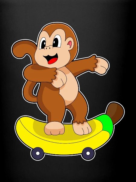 Monkey Skater Skateboard